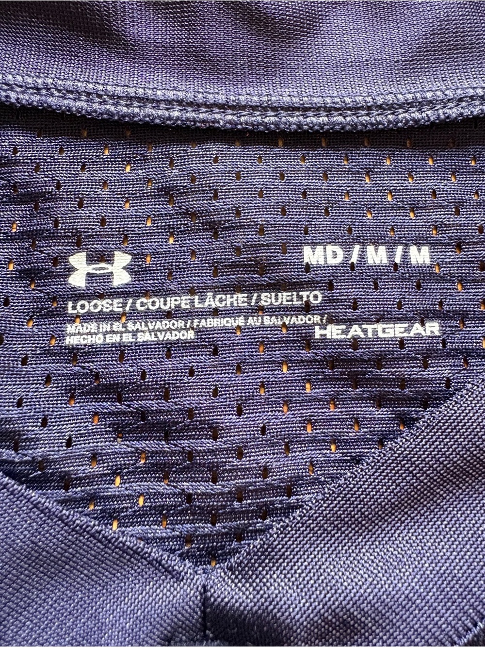 Under Armour Auburn University #34, Navy White Orange Football Jersey- men’s M - Picture 12 of 16